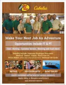 Cabelas Job Posting